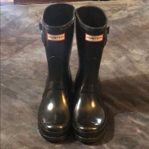 Black short Hunter boots
